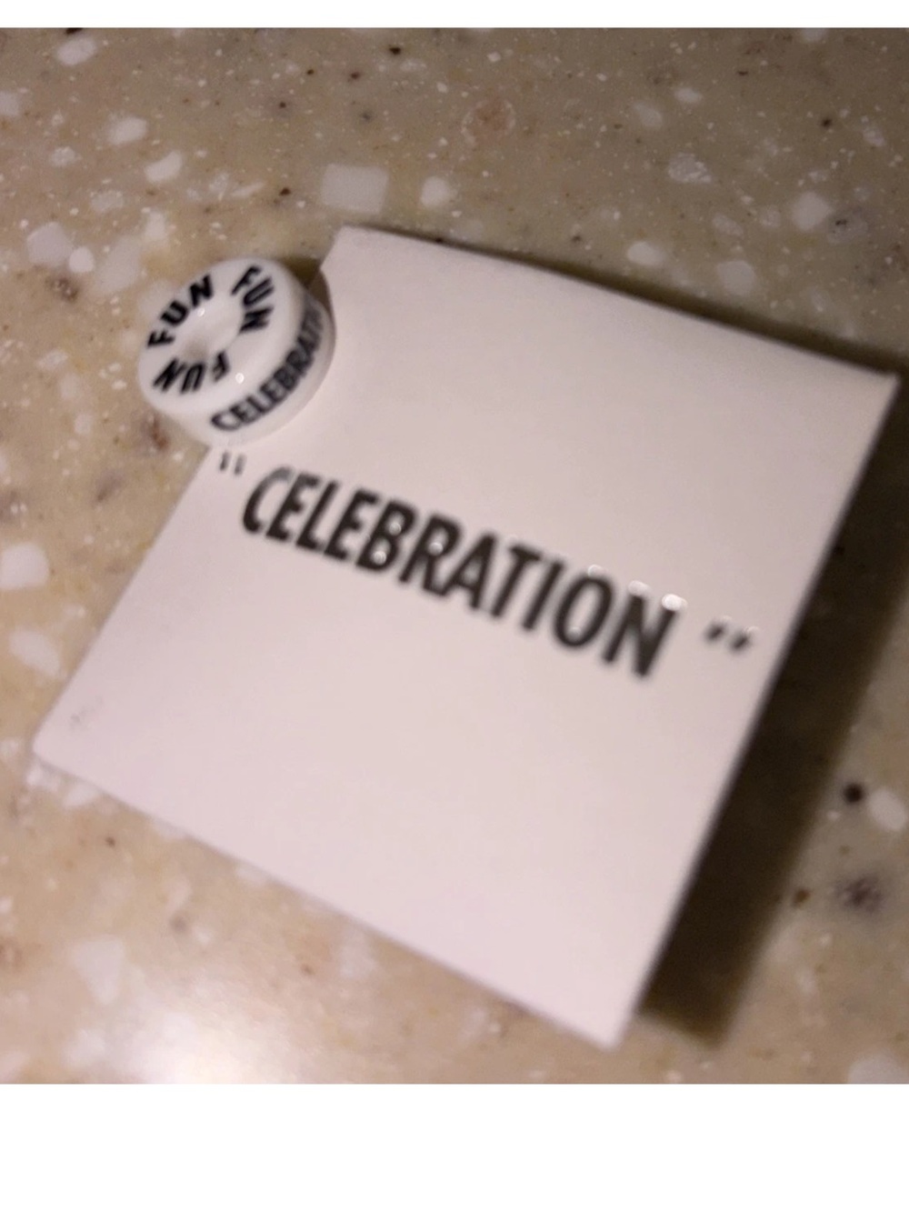 Carnival Cruise CELEBRATION EFFY Fun Barrel White NIP
